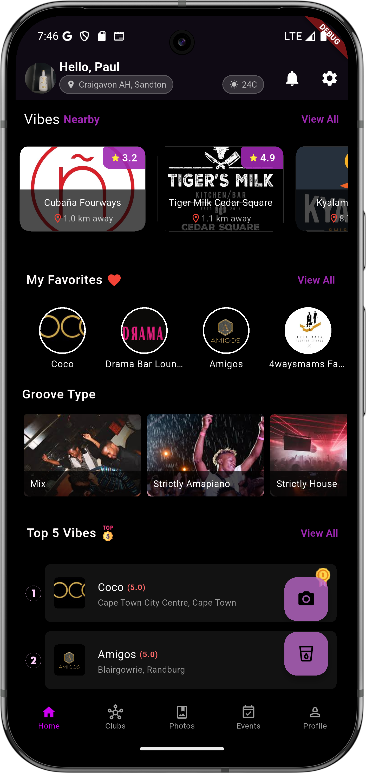 4Mo vibes screen preview
